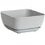 Majestic Gdn Planter Grey 12"x12" Square Matte — thumbnail 1 of 2