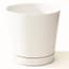 Majestic 14" Cylind Pot White Full Depth Glossy — thumbnail 1 of 2