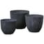 StoneArt 3pc Fiji Nested Set Black — thumbnail 1 of 2