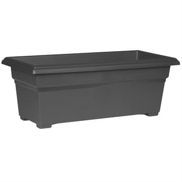 Countryside 27" PatioTub Black Rectangular Planter — photo 1 of 2
