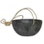 ArtStone 10" Napa Hanging Bowl with Rope Black — thumbnail 1 of 2
