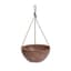 ArtStone 10" Napa Hanging Bowl with Rope Rust — thumbnail 1 of 2