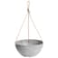 ArtStone 12" Napa Hanging Bowl with Rope Grey — thumbnail 1 of 2