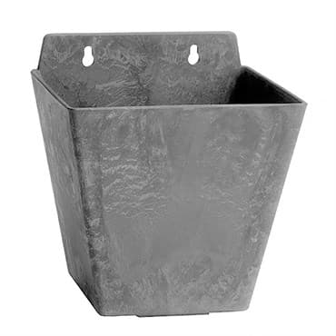 Artstone Ella 5.5" Wall Pot Grey — photo 1 of 2