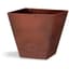 StoneArt Ella 6" Square Planter Rust — thumbnail 1 of 2