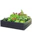 NuVue 44.5"x44.5"x11.5" Raised Garden Box Gray — thumbnail 1 of 2