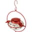 Natures Way 13oz Deco Glass Top-Fill Hummingbird Feeder Crimson Corsage — thumbnail 1 of 2