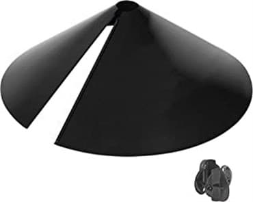 Natures Way 18in Squirrel Shield Metal Wrap Around Baffle Black — photo 1 of 2