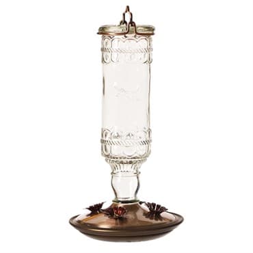 Perky Pet 10oz Clear Hummingbird Antique Bottle Feeder — photo 1 of 2