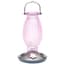Perky Pet 16oz Cranberry Pink Glass Hobnail Vintage Hummingbird Feeder — thumbnail 1 of 2