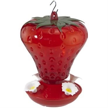 Audubon 40oz Plastic Strawberry Hummingbird Feeder — photo 1 of 2