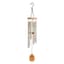 Panacea 36" Wood/ Aluminum Wind Chime Silver — thumbnail 1 of 2