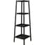 Panacea Folding 4 Tier Tower Plant Stand with Metal Trays Matte Black — thumbnail 1 of 2