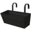 Panacea 16" Over the Rail Metal Planter Matte Black — thumbnail 1 of 2
