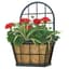 Panacea 19.5" Modern Farmhouse Wall Planter Black — thumbnail 1 of 2