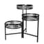 Panacea 20" Mission 3 Tier Folding Plant Stand Black — thumbnail 1 of 2