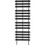 Panacea 72" Contemporary Wood Trellis Charcoal Black — thumbnail 1 of 2