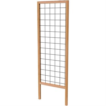 Panacea 72" Wood-Framed Wire Grid Trellis Natural Cedar Finish — photo 1 of 2