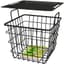 Panacea 15" Square Modern Farmhouse Wire Milk Crate Basket Bin/Stand — thumbnail 1 of 2