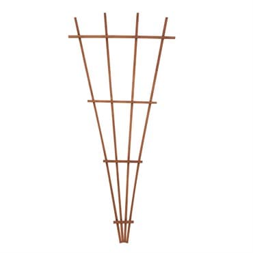 Panacea 72" Wood Fan Trellis Brown — photo 1 of 2