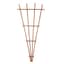 Panacea 72" Wood Fan Trellis Brown — thumbnail 1 of 2