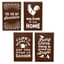 Panacea 11x17" Engraved Rust Garden Wall Decor — thumbnail 1 of 2