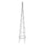 Panacea 60" Spiral Obelisk Black — thumbnail 1 of 2