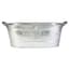 Panacea 16" Oval Washtub Planter Aged Galvanized — thumbnail 1 of 2