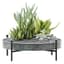 Panacea 16" Succulent Planter Tray Galvanized — thumbnail 1 of 2