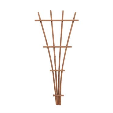Panacea 48" Wood Fan Trellis Brown — photo 1 of 2