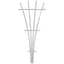 Panacea 48" White Wood Fan Trellis — thumbnail 1 of 2
