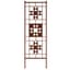 Panacea 72" Rustic Trellis Quilt Motif Rust — thumbnail 1 of 2