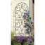 Panacea 72" Scroll Trellis Black — thumbnail 1 of 2