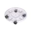 Panacea 12" Plastic Plant Caddy Clear — thumbnail 1 of 2