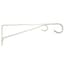 Panacea 12" White Hanging Basket Bracket — thumbnail 1 of 2