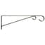 Panacea 15" Black Hanging Plant Bracket — thumbnail 1 of 2
