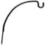 Panacea 12 Modern Curve Bracket Matte Black — thumbnail 1 of 2
