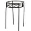 Panacea 15.5" Contemp Plant Stand Black — thumbnail 1 of 2