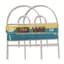Panacea 18"x8' White Arch Folding Fence — thumbnail 1 of 2