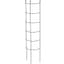 Panacea 57" Modern Farmhouse Half Round Vegetable Ladder with Copper Accent Balls Black — thumbnail 1 of 2