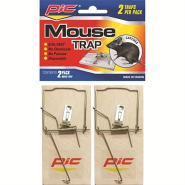 Pic 2pk Wood Mouse Trap — photo 1 of 2
