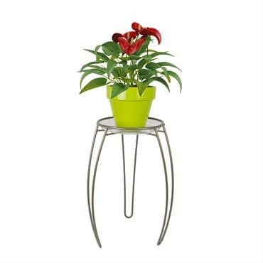 Plastec 20" Metal Main Street Plant Stand Taupe — photo 1 of 2