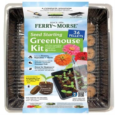 Ferry Morse Pellet Tray w/ 36 Pellets & Dome — photo 1 of 2