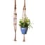 Primitive 42" Beaded All Natural Jute Plant Hanger — thumbnail 1 of 2