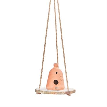Primitve 8" Hanging Hardwood with Jute Hanger — photo 1 of 2