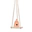 Primitve 8" Hanging Hardwood with Jute Hanger — thumbnail 1 of 2