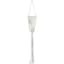 Primitive Small Macrame Wall Planter Antique White — thumbnail 1 of 2