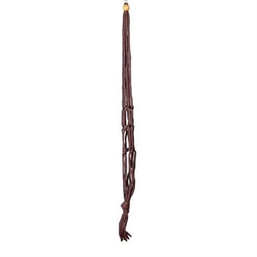 Primitive 36" Dark Brown Macrame Plant Hanger — photo 1 of 2
