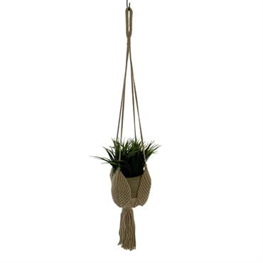 Primitive Macrame Pod Plant Hanger — photo 1 of 2