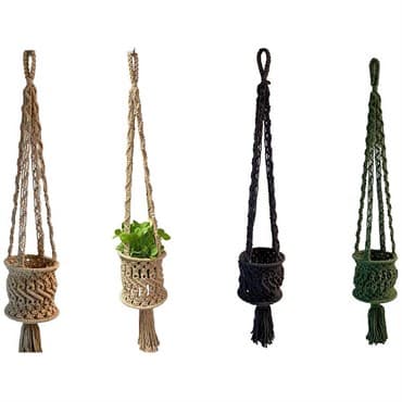 Primitive Assorted Hanging Planters — photo 1 of 2